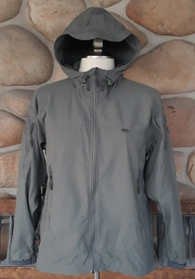 First Spear ~ Wind Cheater ~ Gray Jacket Hooded Parka ~ Size Large ~ Made in USA - Image 1 of 4