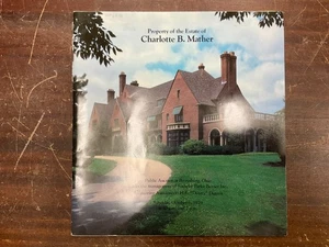 Sotheby's Catalog Property of Estate Charlotte B. Mather Perrysburg, Ohio 1979 - Bild 1 von 7