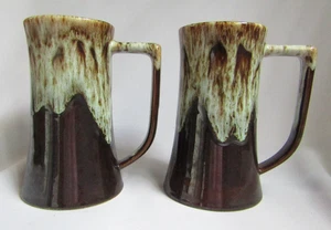 TAZZA VINTAGE CANONBURG DRIP EDGE ALTA 6" STIEN TANKARD 2 PEZZI. - Foto 1 di 5