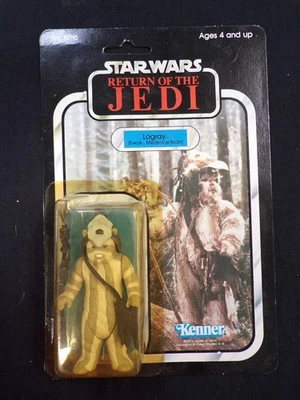 LOGRAY EWOK VINTAGE 1983 STAR WARS RETURN OF THE JEDI KENNER FIGURE NOC - Image 1 of 4