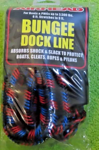 Airhead Bungee Dock Line 6ft dehnt sich bis 9ft Boote PWCs 3500 lbs NEU schneller Versand - Bild 1 von 5
