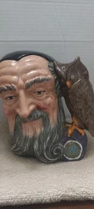 ROYAL DOULTON MERLIN KRUG MIT EULENGRIFF 7" HOCH #D6529  - Bild 1 von 19