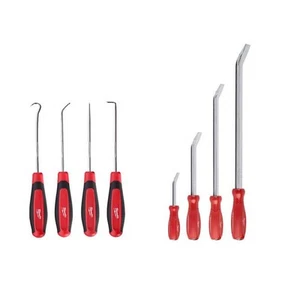 Pry Bar Set with Hook and Pick Set (8-Piece) - Picture 1 of 12