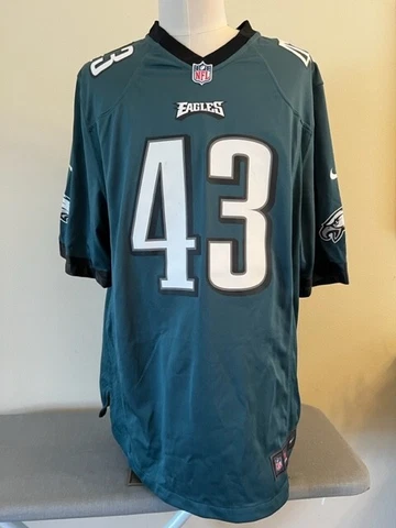 Philadelphia Eagles Nike On Field NFL #43 Darren Sproles Men's Jersey Green XL Cover