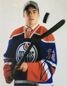 Nagel Yakupov Edmonton Oilers signiert 8x10 Foto - Bild 1 von 2
