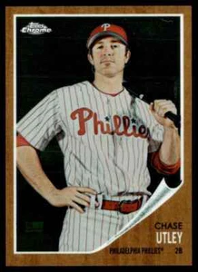 2011 Topps Heritage Chrome Chase Utley 1515/1962 Philadelphia Phillies #C151 - Picture 1 of 2