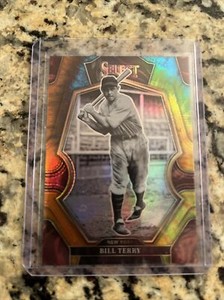 2023 Panini Select Bill Terry Tie-Dye Prizm #/25 New York Giants