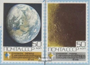 soviética-Unión 3710-3711 (completa edición) usado 1969 investigaciones espacial - Imagen 1 de 1