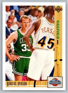 1991-92 Upper Deck Classic Confrontation LARRY BIRD VS CHUCK PERSON Celtics vs. - Picture 1 of 2