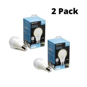 2er Pack - Merkury Innovations Smart Home LED Glühbirne 60Watt WiFi, - Bild 1 von 6