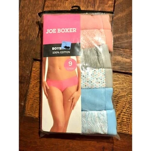 Joe Damen-Boxershorts Boyshorts Baumwolle 6er-Pack Höschen mittelhoher Bund tief geschnitten Größe 9 - Bild 1 von 2