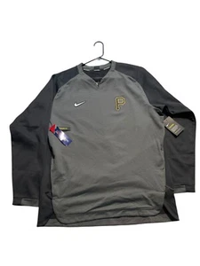 Neu mit Etikett Nike Herren XL Authentic Collection Pittsburgh Pirates Thermo Crew Pullover - Bild 1 von 10