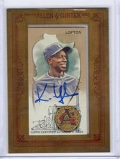 2023 Topps Allen & Ginter Kenny Lofton Mini Framed Auto MA-KLO Texas Rangers