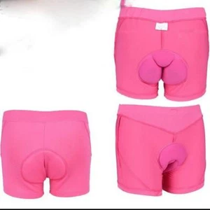 Breathable Women Cycling Riding Biking 3D Silica Gel Padded Shorts Underwear - Picture 1 of 23