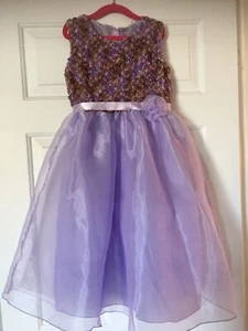 Lavender Sleeveless Dress Size 8 Kids Fashion - Picture 1 of 9