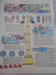 Caricature 1896 Quatorze Juillet  dessin de Depaquit - Picture 1 of 1