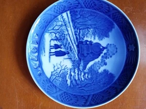 Vintage. Piatto Royal - Going Home for Christmas 1973 (2) - Imagen 1 de 2