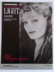 1991 I Saw The Light Wynonna Photo Cover Sheet Music Piano Voice Guitar NOS - Picture 1 of 3