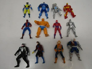 12 VINTAGE HEAVY METAL MARVEL HEROES  2 1/2" DIECAST FIGURE TOY BIZ MARVEL - Picture 1 of 3