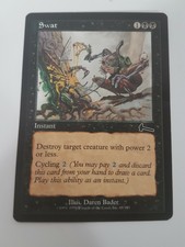 Swat Magic the Gathering MTG Urza's Legacy Black Common