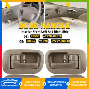 Front Right & Left Inside For 98-03 Sienna Beige Interior Inner Door Handle EAC - Picture 1 of 14