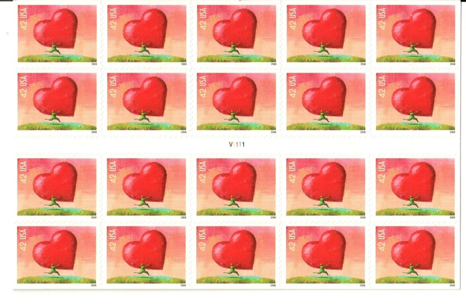 Scott 4270a 42¢ Love Hearts MNH Free Shipping in the USA - Image 1 of 1