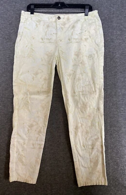 Pantalones chinos Marrakech by Anthropologie Garden Day estampado floral para mujer talla 30 Foto 1 de 4