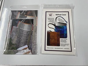 Beyond the Reef & Texture Magic Color Block Tote Bag & Mipad Case Patterns - Picture 1 of 5