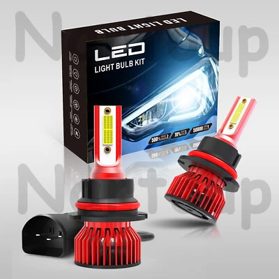 9007 For Mitsubishi Mirage G4 2017-2020 LED Light Bulbs Kit High Low Beam 6000k — 第 1/4 张图片