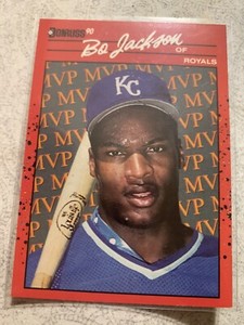 1990 Donruss Bonus MVP's Bo Jackson #BC-1 Kansas City Royals