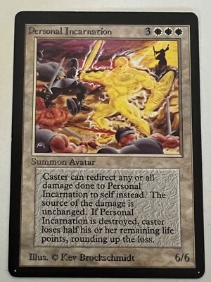 Magic the Gathering MTG Beta Personal Incarnation NM-  (Beta Bob) - Image 1 of 2