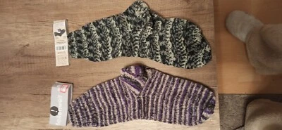 Handgestrickte  Socken Gr. 44/45 Opal Regenwald Und Lana Grossa Meilenweit Neu - Bild 1 von 3