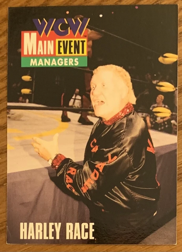 HARLEY RACE, RARE ! 1995 "CARDZ" WCW CARD, WOW ! - Image 1 of 1