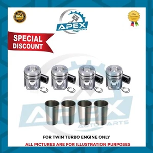 Jaguar 204DTA Cylindre Doublure Avec Piston Set 4 2.0 Diesel E Allure F Xe XF - Picture 1 of 3