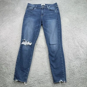 Paige Jeans Womens Blue 30 (Fits 32x28) Verdugo Ankle Queenie Destructed Stretch - Picture 1 of 15