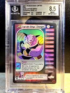 DBZ CCG DRAGON BALL Z CAPTAIN GINYU CHANGE LV3 #108 LIMITED FOIL BGS 8,5 NM-MT+ - Foto 1 di 2