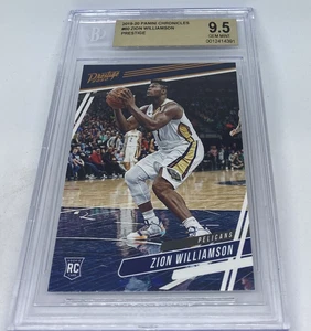 2019-20 Panini Chronicles BRONZE Prestige #60 Zion Williamson BGS 9.5 GEM MINT - Picture 1 of 5