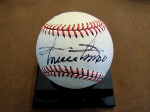 MINNIE MINOSO CHICAGO WHITE SOX HOF SIGNED AUTO VINTAGE OAL GAME BASEBALL JSA - Picture 1 of 3
