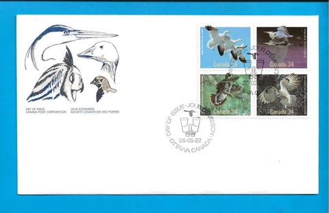 CANADA - 1986 BIRDS FIRST DAY COVER FDC - SCOTT 1098a - N289 Cover