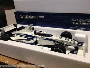 WILLIAMS F1 LAUNCH CAR YEAR 2000 RALF SCHUMACHER BY MINICHAMPS 1:18 2222 MADE - Picture 1 of 6