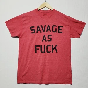 SAVAGE AF Shirt Erwachsene M Medium rot M Spencers - Bild 1 von 5