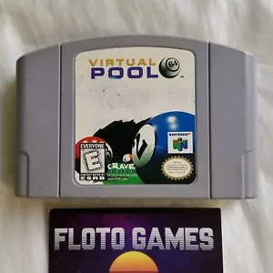Jeu Virtual Pool pour Nintendo 64 N64 USA - Floto Games - Imagen 1 de 2