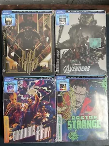 Marvel Mondo 4K UHD + Blu-Ray + Digital Copy Steelbook Lot - Picture 1 of 7
