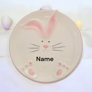Easter Bunny plate with personalization - Picture 1 of 7