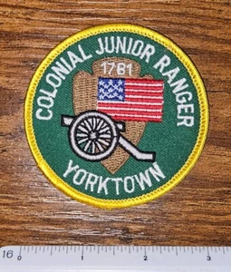 Colonial Yorktown Virginia Junior Park Ranger 1607 Vintage Park Patch - Picture 1 of 1
