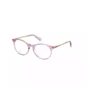 Swarovski SK 5365 080 Clear Pink Plastic Round Eyeglasses Frame 50-18-140 RX - Picture 1 of 1