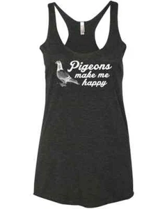 I Just Really Like Pigeons Pigeon Lover Owner Gift Fancier Gifts Racer Tank Top - Picture 1 of 5