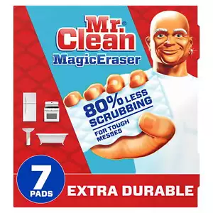 Magic Eraser Extra Durable All-Purpose Cleaning Pads with Durafoam, 7 Ct - Picture 1 of 12