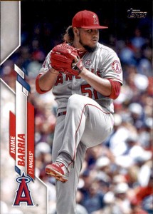 2020 Topps Series 2 #428 Jaime Barria Angels