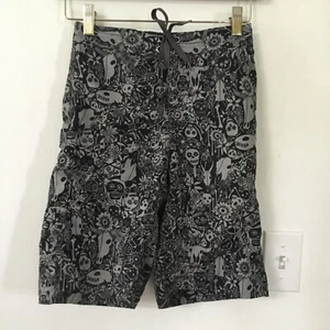 Patagonia Boy's Boardie Swim Shorts Size Boy's Small Board Shorts Skull - Picture 1 of 6